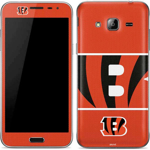 NFL Cincinnati Bengals Zone Block Galaxy J3 Skin