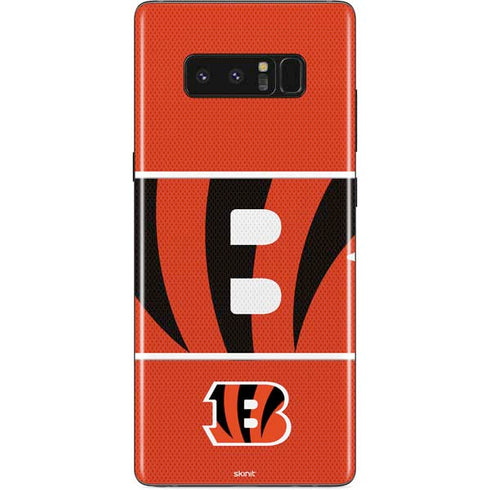NFL Cincinnati Bengals Zone Block Galaxy Note 8 Skin