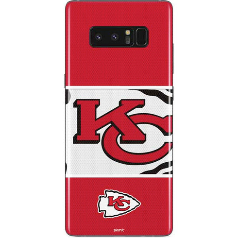NFL Kansas City Chiefs Zone Block Galaxy Note 8 Skin