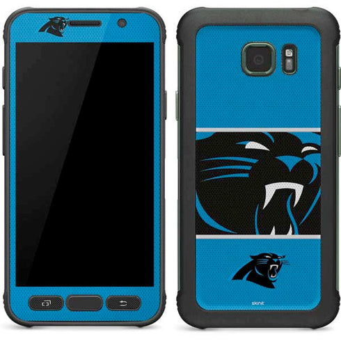 NFL Carolina Panthers Zone Block Galaxy S7 Active Skin