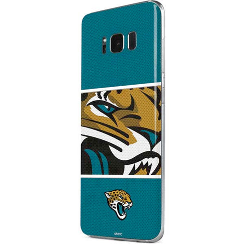 NFL Jacksonville Jaguars Zone Block Galaxy S8 Skin