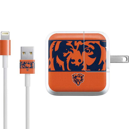 NFL Chicago Bears Zone Block iPad Charger (10W USB) Skin