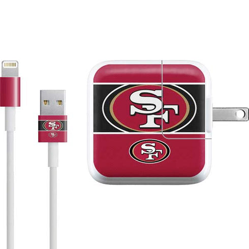 NFL San Francisco 49ers Zone Block iPad Charger (10W USB) Skin