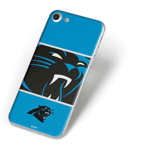 NFL Carolina Panthers Zone Block iPhone 7 Skin
