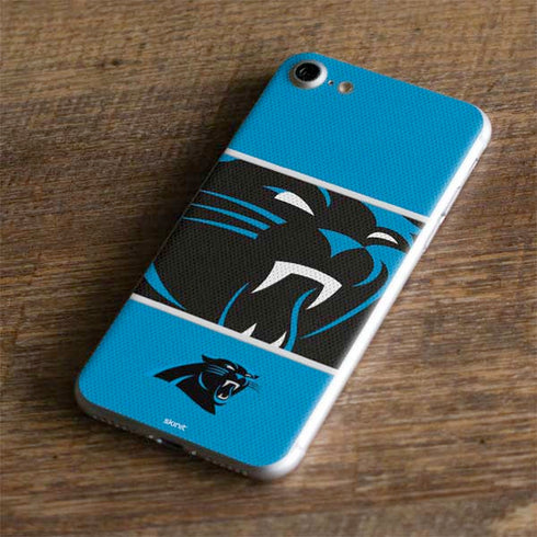 NFL Carolina Panthers Zone Block iPhone 7 Skin