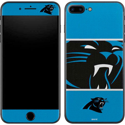 NFL Carolina Panthers Zone Block iPhone 8 Plus Skin