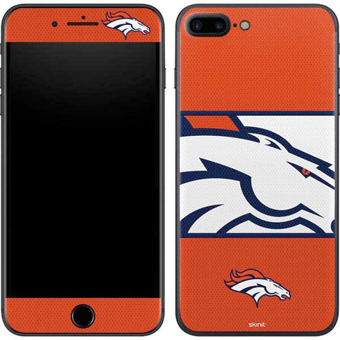 NFL Denver Broncos Zone Block iPhone 8 Plus Skin