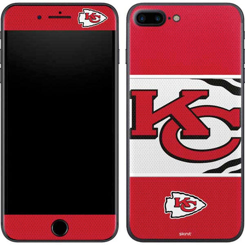 NFL Kansas City Chiefs Zone Block iPhone 8 Plus Skin
