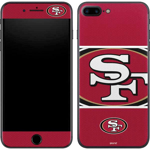 NFL San Francisco 49ers Zone Block iPhone 8 Plus Skin