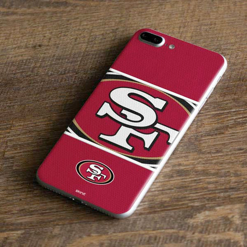 NFL San Francisco 49ers Zone Block iPhone 8 Plus Skin