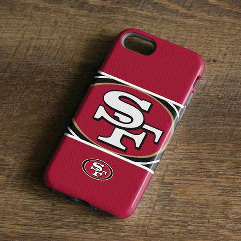 NFL San Francisco 49ers Zone Block iPhone 8 Pro Case