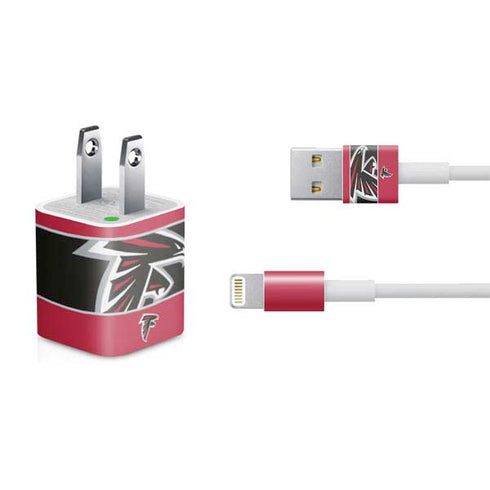 NFL Atlanta Falcons Zone Block iPhone Charger (5W USB) Skin