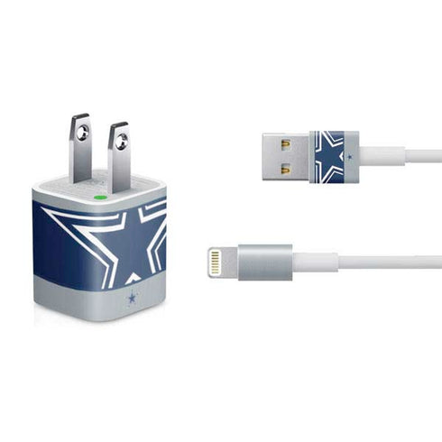 NFL Dallas Cowboys Zone Block iPhone Charger (5W USB) Skin