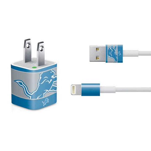 NFL Detroit Lions Zone Block iPhone Charger (5W USB) Skin
