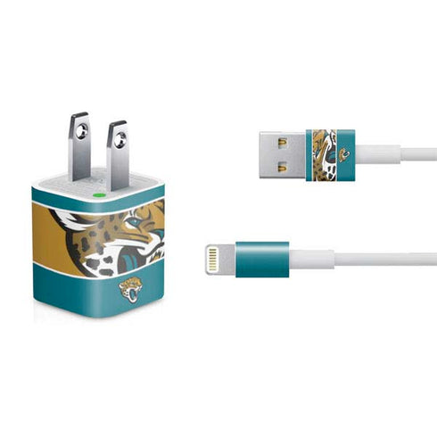 NFL Jacksonville Jaguars Zone Block iPhone Charger (5W USB) Skin