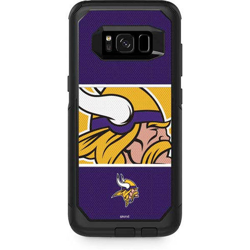 NFL Minnesota Vikings Zone Block Otterbox Commuter Galaxy Skin