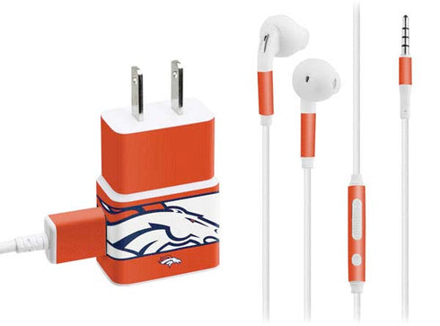 NFL Denver Broncos Zone Block Phone Charger Skin