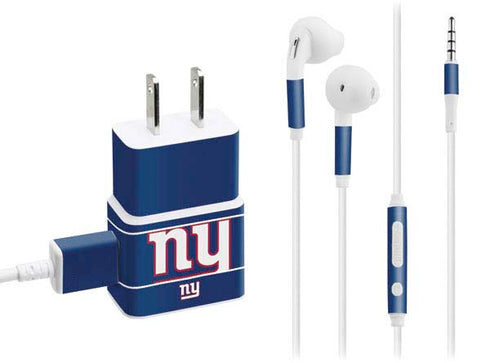 NFL New York Giants Zone Block Phone Charger Skin