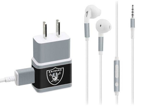 NFL Las Vegas Raiders Zone Block Phone Charger Skin