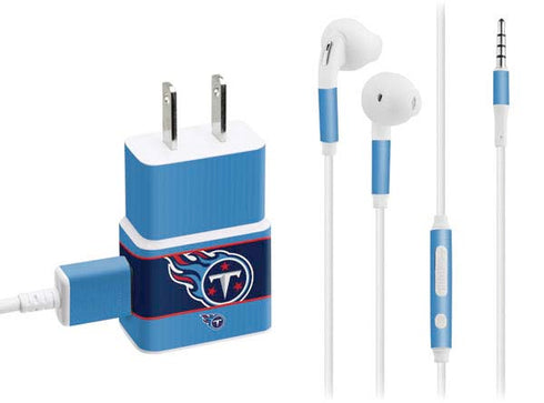 NFL Tennessee Titans Zone Block Phone Charger Skin