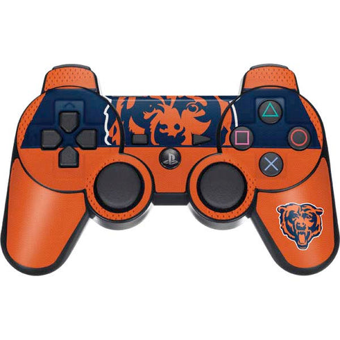 NFL Chicago Bears Zone Block PS3 Dual Shock wireless controller Skin