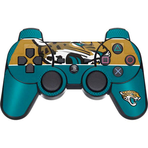 NFL Jacksonville Jaguars Zone Block PS3 Dual Shock wireless controller Skin