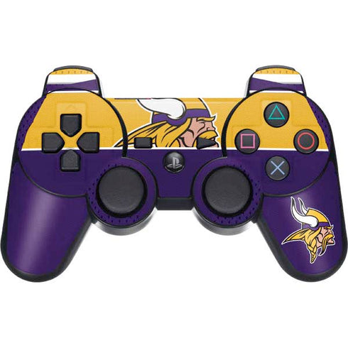 NFL Minnesota Vikings Zone Block PS3 Dual Shock wireless controller Skin