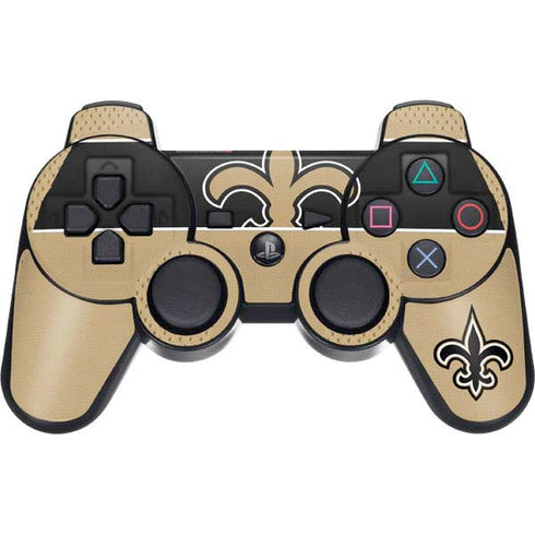 NFL New Orleans Saints Zone Block PS3 Dual Shock wireless controller Skin