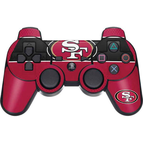 NFL San Francisco 49ers Zone Block PS3 Dual Shock wireless controller Skin