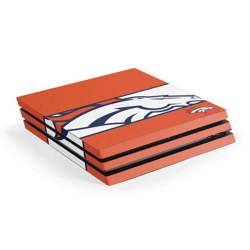 NFL Denver Broncos Zone Block PS4 Pro Console Skin