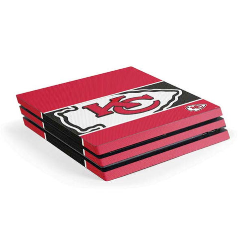 NFL Kansas City Chiefs Zone Block PS4 Pro Console Skin