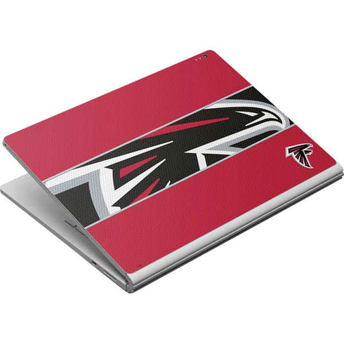NFL Atlanta Falcons Zone Block Surface Book Skin
