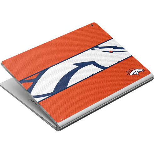 NFL Denver Broncos Zone Block Surface Book Skin