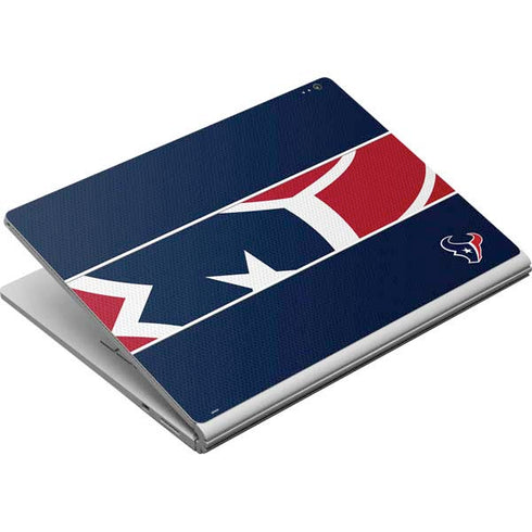 NFL Houston Texans Zone Block Surface Book Skin