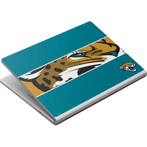 NFL Jacksonville Jaguars Zone Block Surface Book Skin