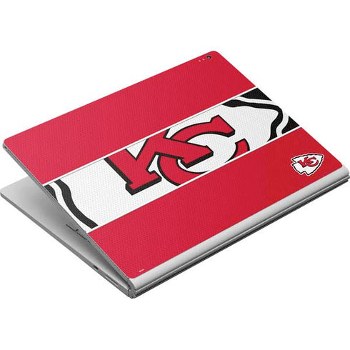 NFL Kansas City Chiefs Zone Block Surface Book Skin