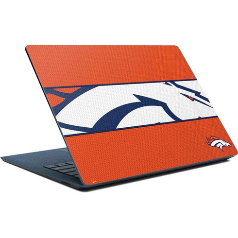 NFL Denver Broncos Zone Block Surface Laptop Skin