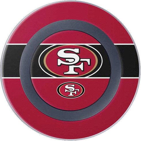 NFL San Francisco 49ers Zone Block Wireless Charger Skin