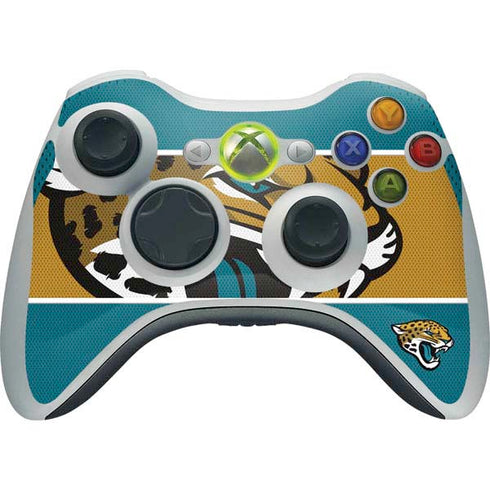 NFL Jacksonville Jaguars Zone Block Xbox 360 Wireless Controller Skin