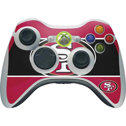 NFL San Francisco 49ers Zone Block Xbox 360 Wireless Controller Skin
