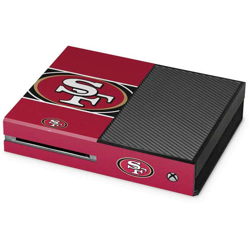 NFL San Francisco 49ers Zone Block Xbox One Console Skin