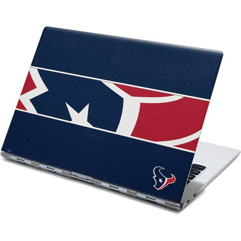 NFL Houston Texans Zone Block Yoga 910 2-in-1 14in Touch-Screen Skin