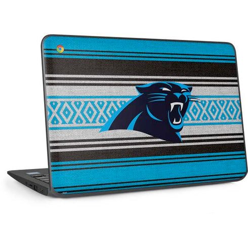 NFL Carolina Panthers Trailblazer HP Chromebook Skin