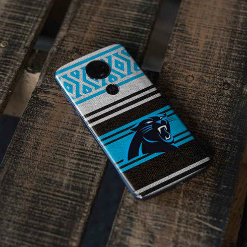NFL Carolina Panthers Trailblazer Moto E5 Plus Skin