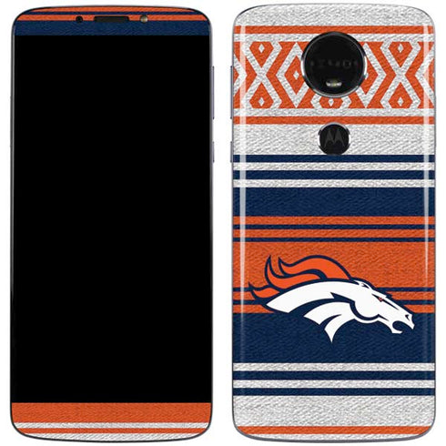 NFL Denver Broncos Trailblazer Moto E5 Plus Skin