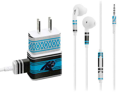 NFL Carolina Panthers Trailblazer Phone Charger Skin