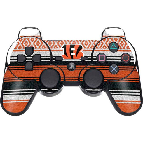 NFL Cincinnati Bengals Trailblazer PS3 Dual Shock wireless controller Skin