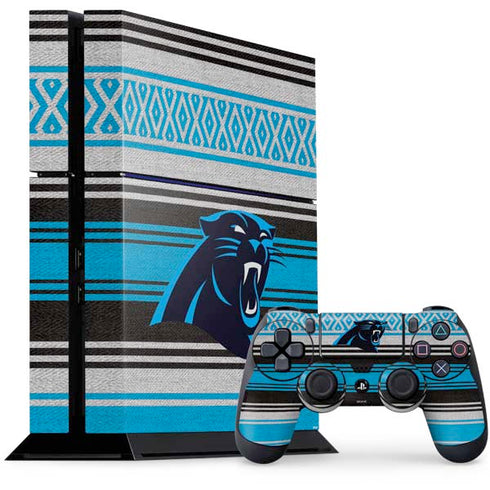 NFL Carolina Panthers Trailblazer PS4 Console and Controller Bundle Skin