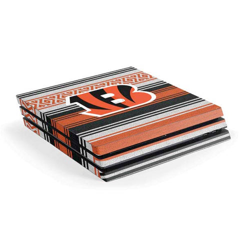 NFL Cincinnati Bengals Trailblazer PS4 Pro Console Skin