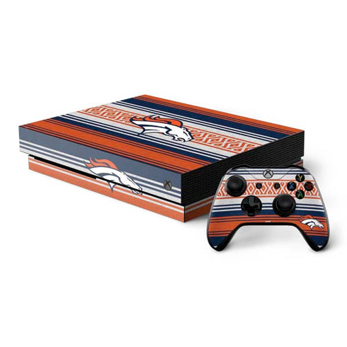 NFL Denver Broncos Trailblazer Xbox One X Bundle Skin